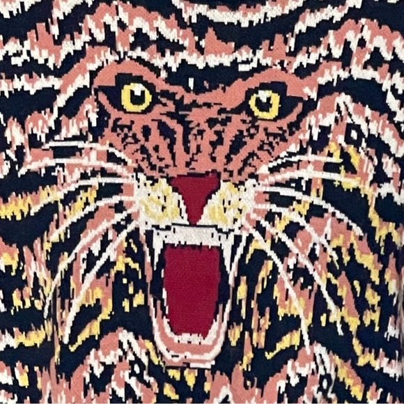 Bardot Jr. Roar Intarsia Contrast Trim Sweater Size 16 - Picture 5 of 10